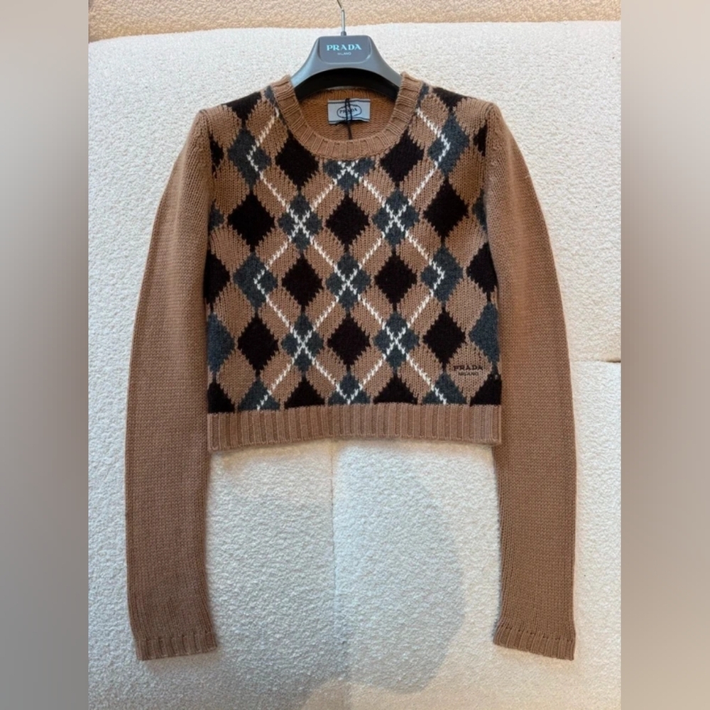 Prada Cashmere Crew-neck Sweater